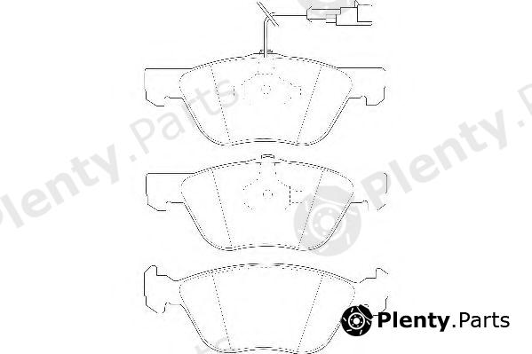  WAGNER part WBP21636A Brake Pad Set, disc brake