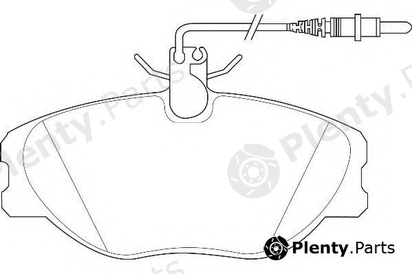  WAGNER part WBP21801A Brake Pad Set, disc brake