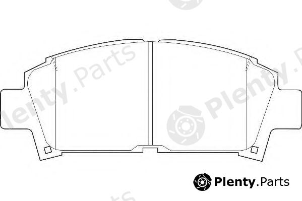  WAGNER part WBP21961A Brake Pad Set, disc brake