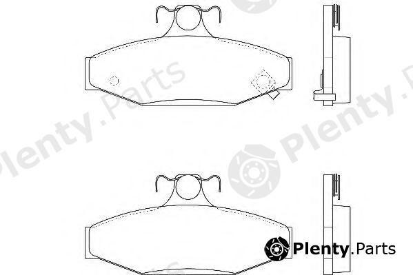  WAGNER part WBP23242A Brake Pad Set, disc brake