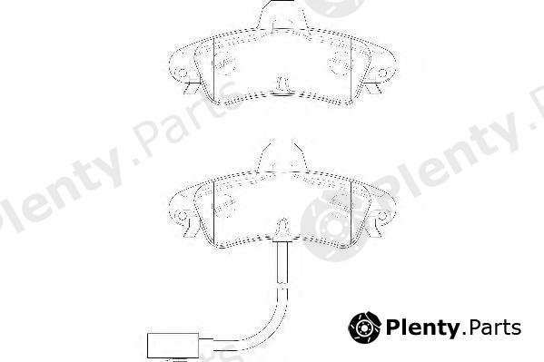  WAGNER part WBP23410A Brake Pad Set, disc brake