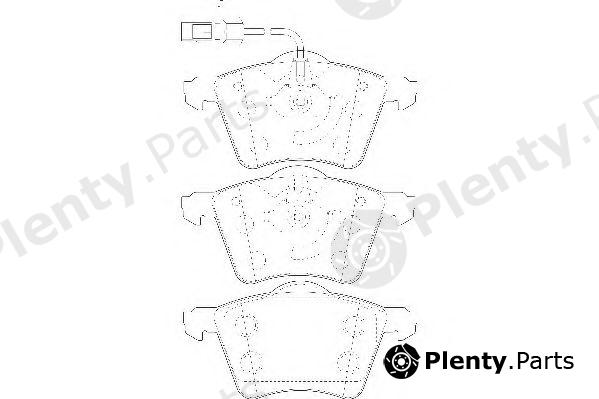  WAGNER part WBP23418A Brake Pad Set, disc brake
