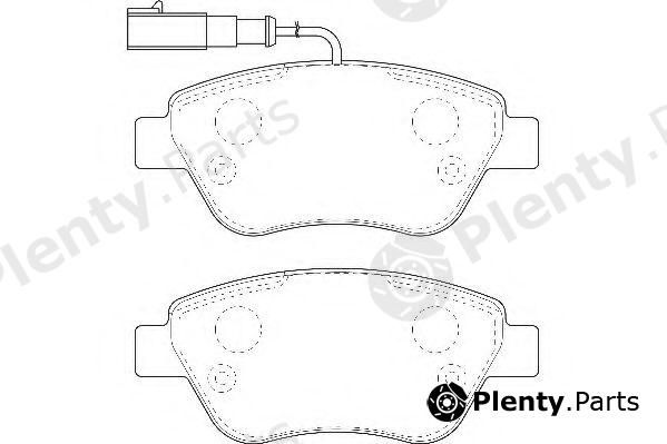  WAGNER part WBP23705A Brake Pad Set, disc brake