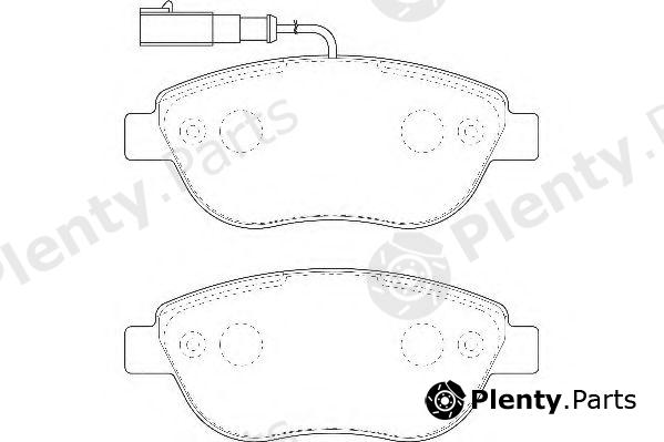  WAGNER part WBP23708A Brake Pad Set, disc brake
