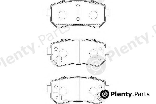  WAGNER part WBP24320A Brake Pad Set, disc brake