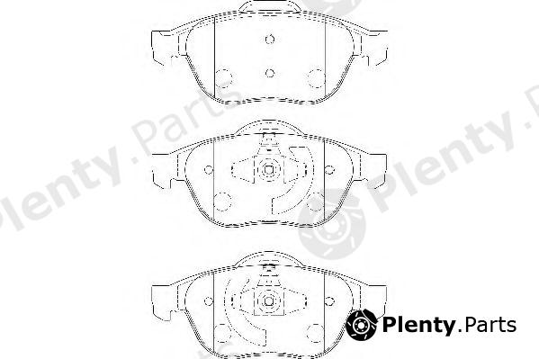  WAGNER part WBP24536A Brake Pad Set, disc brake