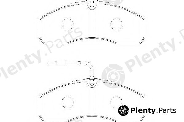  WAGNER part WBP29160A Brake Pad Set, disc brake