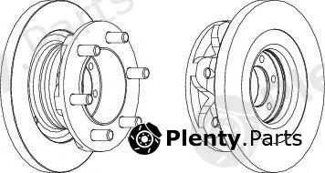  WAGNER part WGR6139-1 (WGR61391) Brake Disc