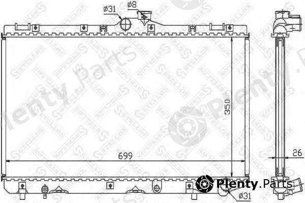 STELLOX part 10-25423-SX (1025423SX) Radiator, engine cooling