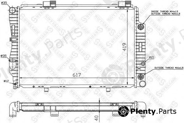  STELLOX part 10-25915-SX (1025915SX) Radiator, engine cooling