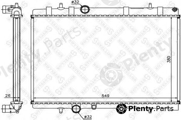  STELLOX part 10-26122-SX (1026122SX) Radiator, engine cooling