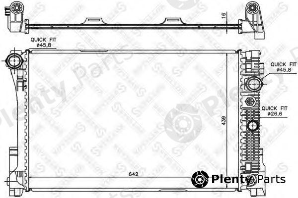  STELLOX part 10-26554-SX (1026554SX) Radiator, engine cooling