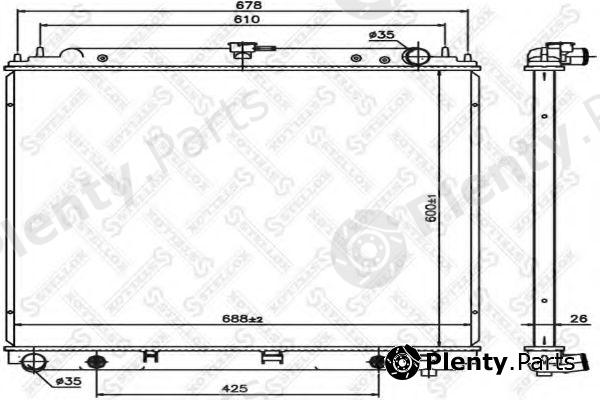  STELLOX part 10-26784-SX (1026784SX) Radiator, engine cooling