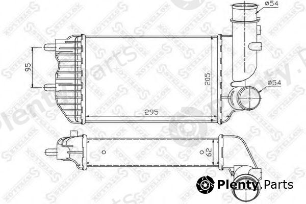  STELLOX part 10-40080-SX (1040080SX) Intercooler, charger