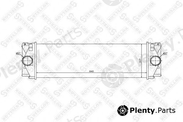  STELLOX part 10-40206-SX (1040206SX) Intercooler, charger