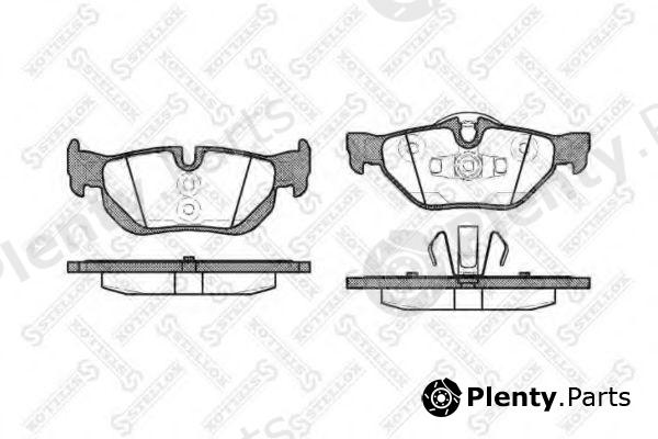  STELLOX part 1156000-SX (1156000SX) Brake Pad Set, disc brake