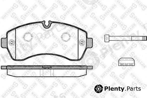  STELLOX part 1254000LSX Brake Pad Set, disc brake