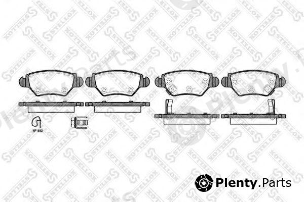  STELLOX part 696022BL-SX (696022BLSX) Brake Pad Set, disc brake