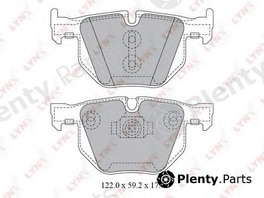  LYNXauto part BD-1428 (BD1428) Brake Pad Set, disc brake