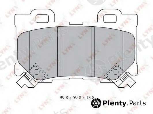  LYNXauto part BD-5743 (BD5743) Brake Pad Set, disc brake