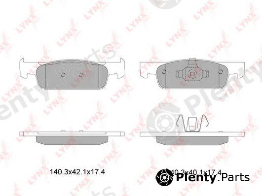  LYNXauto part BD-6322 (BD6322) Brake Pad Set, disc brake