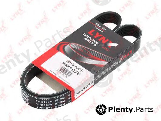  LYNXauto part 7PK1078 V-Ribbed Belts