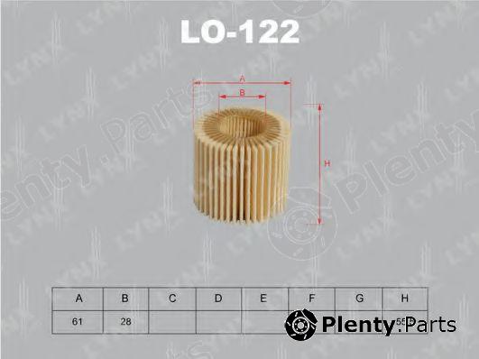  LYNXauto part LO122 Oil Filter