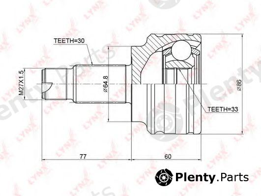  LYNXauto part CO-3764 (CO3764) Joint Kit, drive shaft