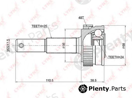  LYNXauto part CO-3775A (CO3775A) Joint Kit, drive shaft