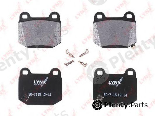  LYNXauto part BD-7115 (BD7115) Brake Pad Set, disc brake