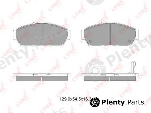  LYNXauto part BD3433 Brake Pad Set, disc brake
