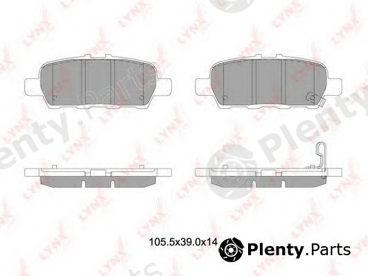  LYNXauto part BD-5745 (BD5745) Brake Pad Set, disc brake