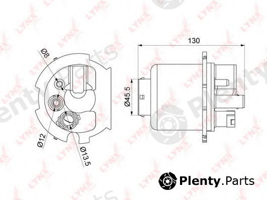  LYNXauto part LF-1077M (LF1077M) Fuel filter