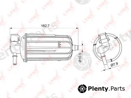  LYNXauto part LF-1079M (LF1079M) Fuel filter