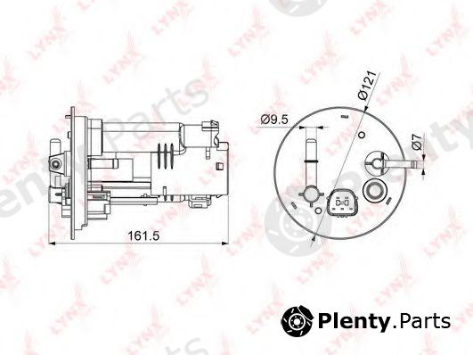  LYNXauto part LF-1080M (LF1080M) Fuel filter