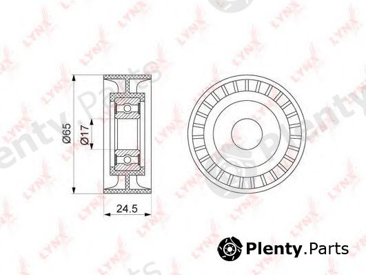  LYNXauto part PB-5139 (PB5139) Tensioner Pulley, v-ribbed belt
