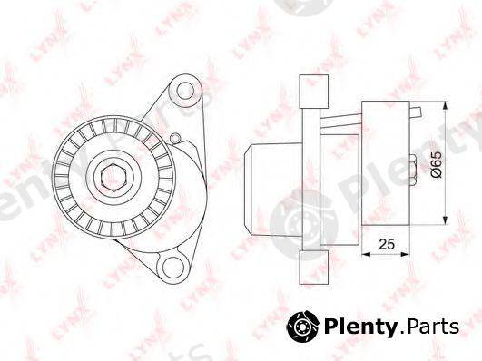  LYNXauto part PT-3178 (PT3178) Belt Tensioner, v-ribbed belt