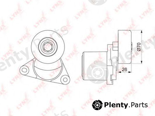  LYNXauto part PT-3201 (PT3201) Belt Tensioner, v-ribbed belt