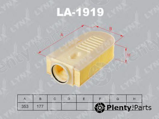  LYNXauto part LA-1919 (LA1919) Air Filter