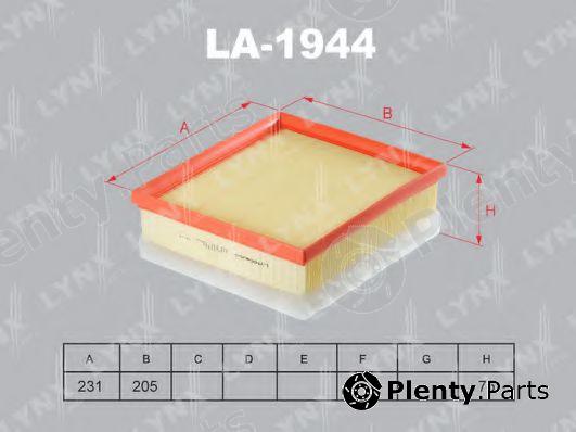  LYNXauto part LA-1944 (LA1944) Air Filter