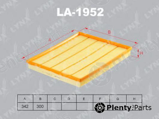  LYNXauto part LA-1952 (LA1952) Air Filter