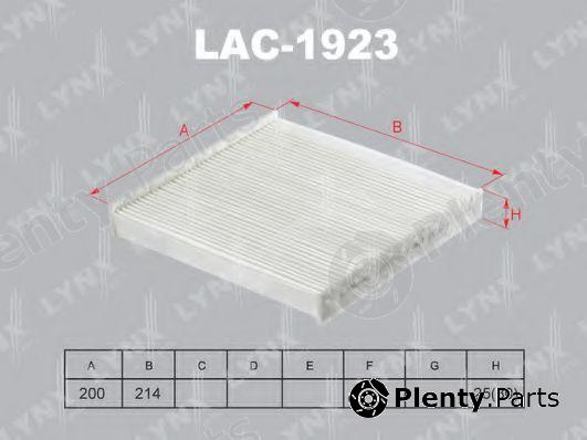  LYNXauto part LAC-1923 (LAC1923) Filter, interior air