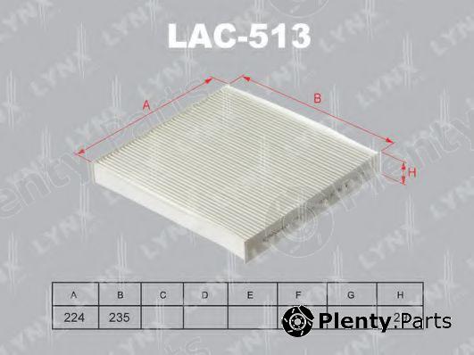  LYNXauto part LAC513 Filter, interior air