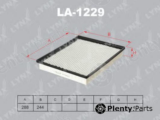  LYNXauto part LA-1229 (LA1229) Air Filter