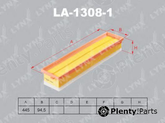  LYNXauto part LA-1308-1 (LA13081) Air Filter