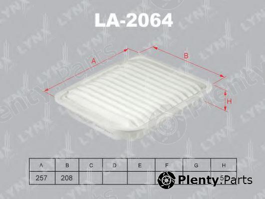  LYNXauto part LA-2064 (LA2064) Air Filter