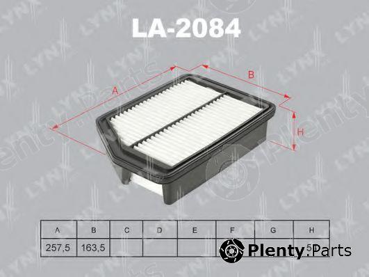  LYNXauto part LA-2084 (LA2084) Air Filter