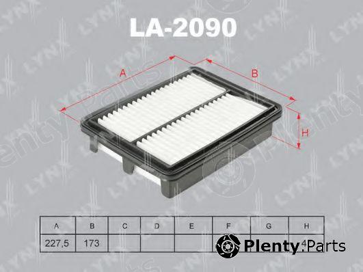  LYNXauto part LA-2090 (LA2090) Air Filter