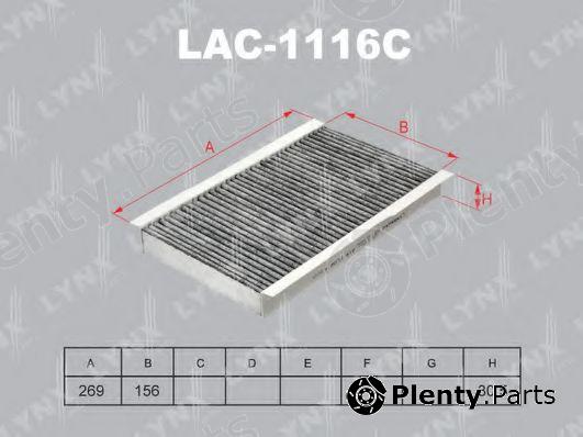 LYNXauto part LAC-1116C (LAC1116C) Filter, interior air