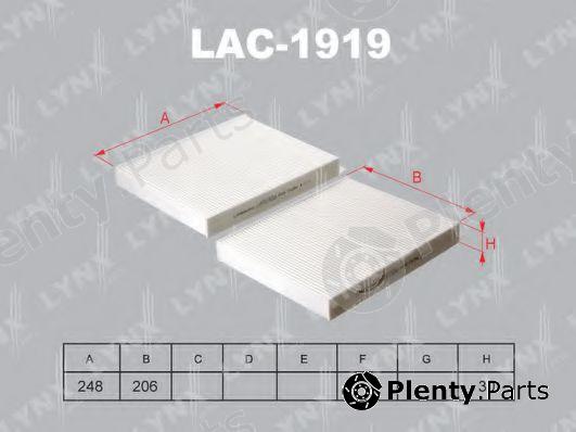  LYNXauto part LAC-1919 (LAC1919) Filter, interior air